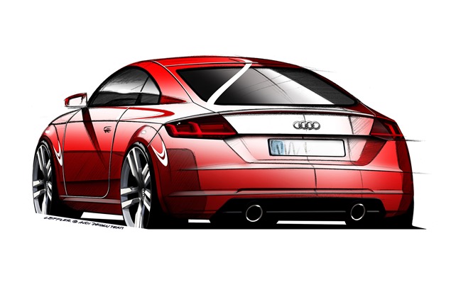 Audi TT trzeciej generacji tył