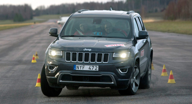 Jeep Grand Cherokee test łosia 2014