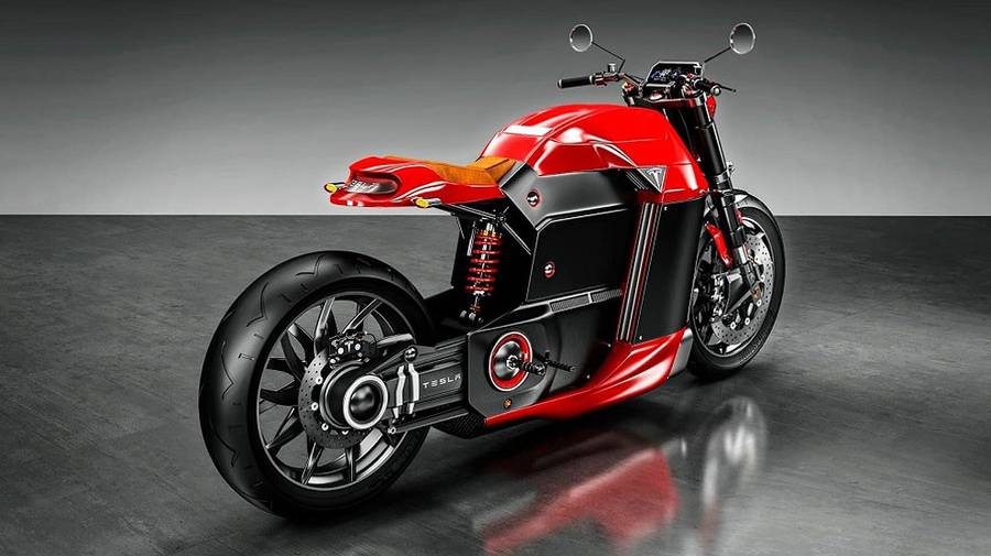 tesla model koncept motocykla