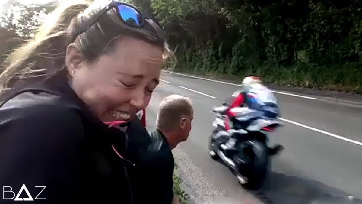 reakcje widzów isle of man TT